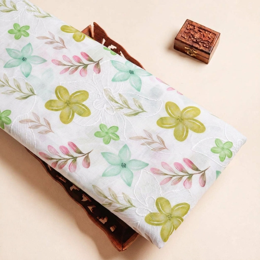 Embroidery Cotton Fabric - EB13588 - tray_3