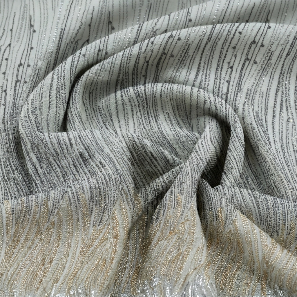 Embroidery Net Fabric - EB13613 - Swirl