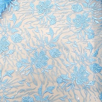 Embroidery Net Fabric - EB13650 - Flat fabric