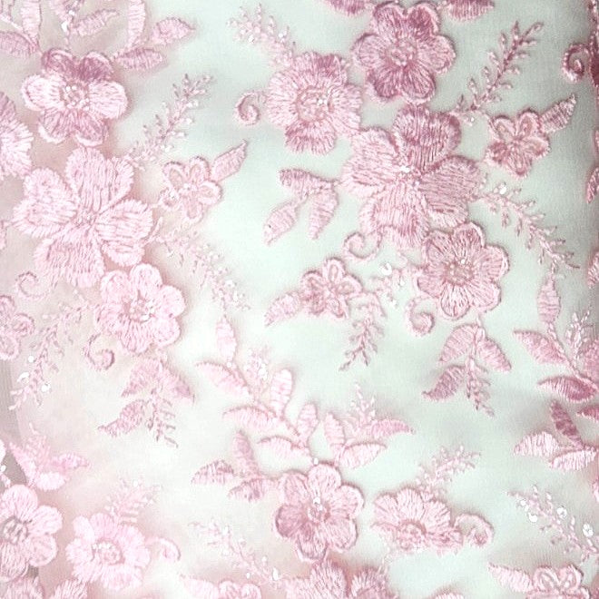 Embroidery Net Fabric - EB13651 - Flat fabric