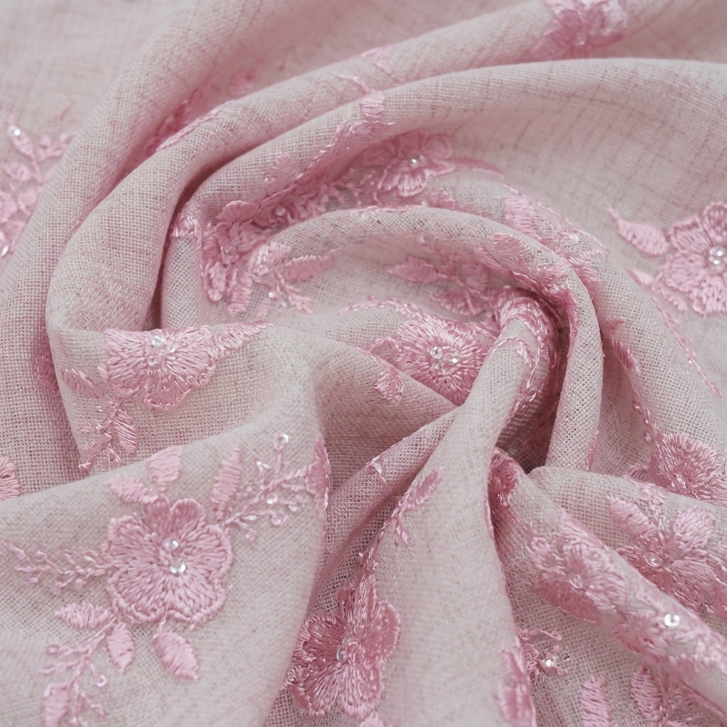 Embroidery Net Fabric - EB13651 - Swirl
