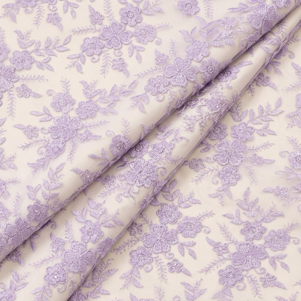 Embroidery Net Fabric - EB13655 - folds