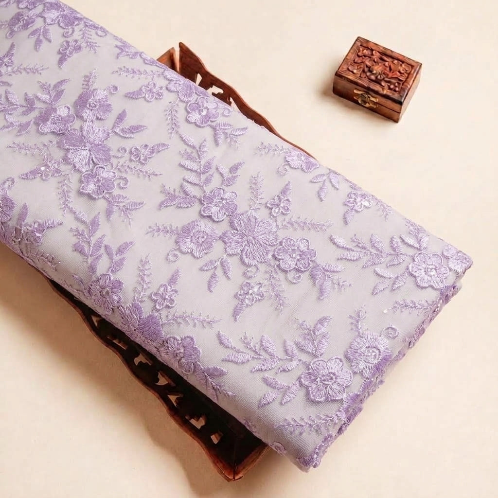 Embroidery Net Fabric - EB13655 - tray_4