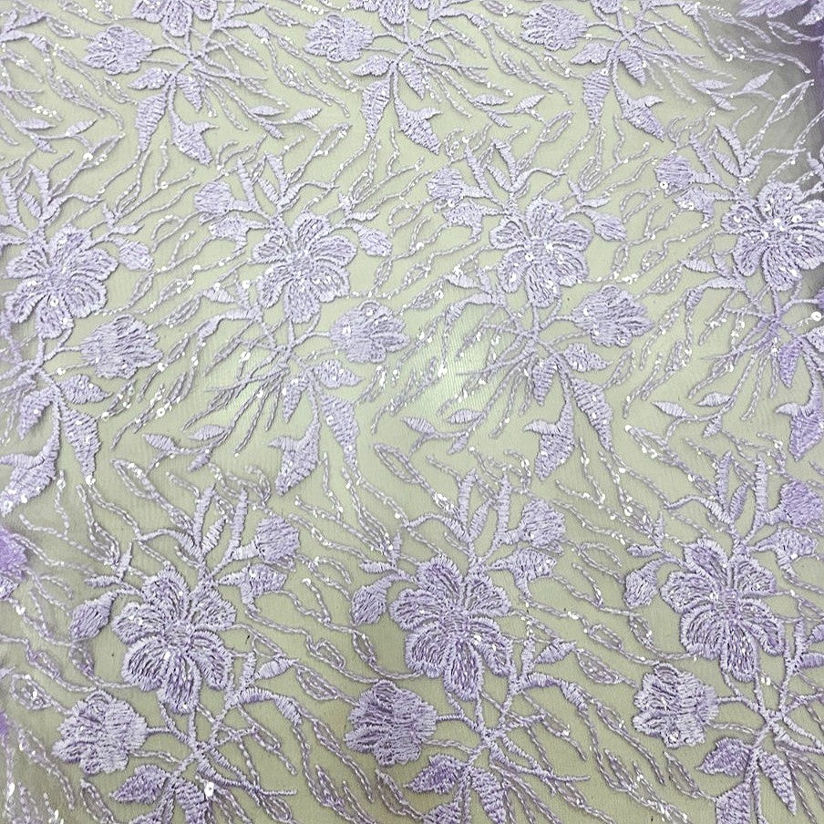Embroidery Net Fabric - EB13656 - Flat fabric