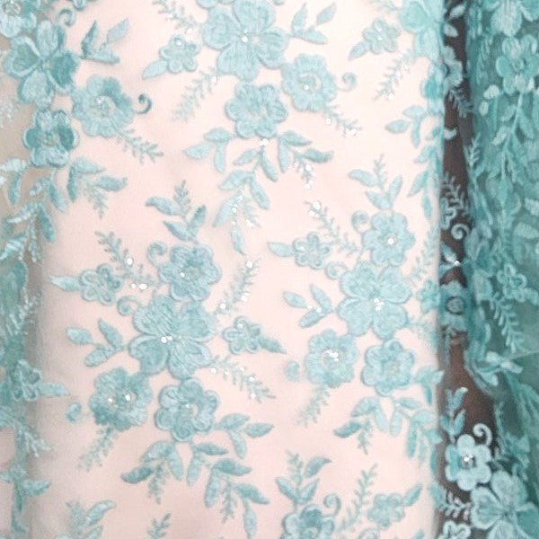 Embroidery Net Fabric - EB13657 - Flat fabric
