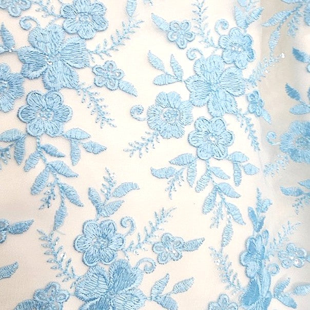 Embroidery Net Fabric - EB13658 - Flat fabric