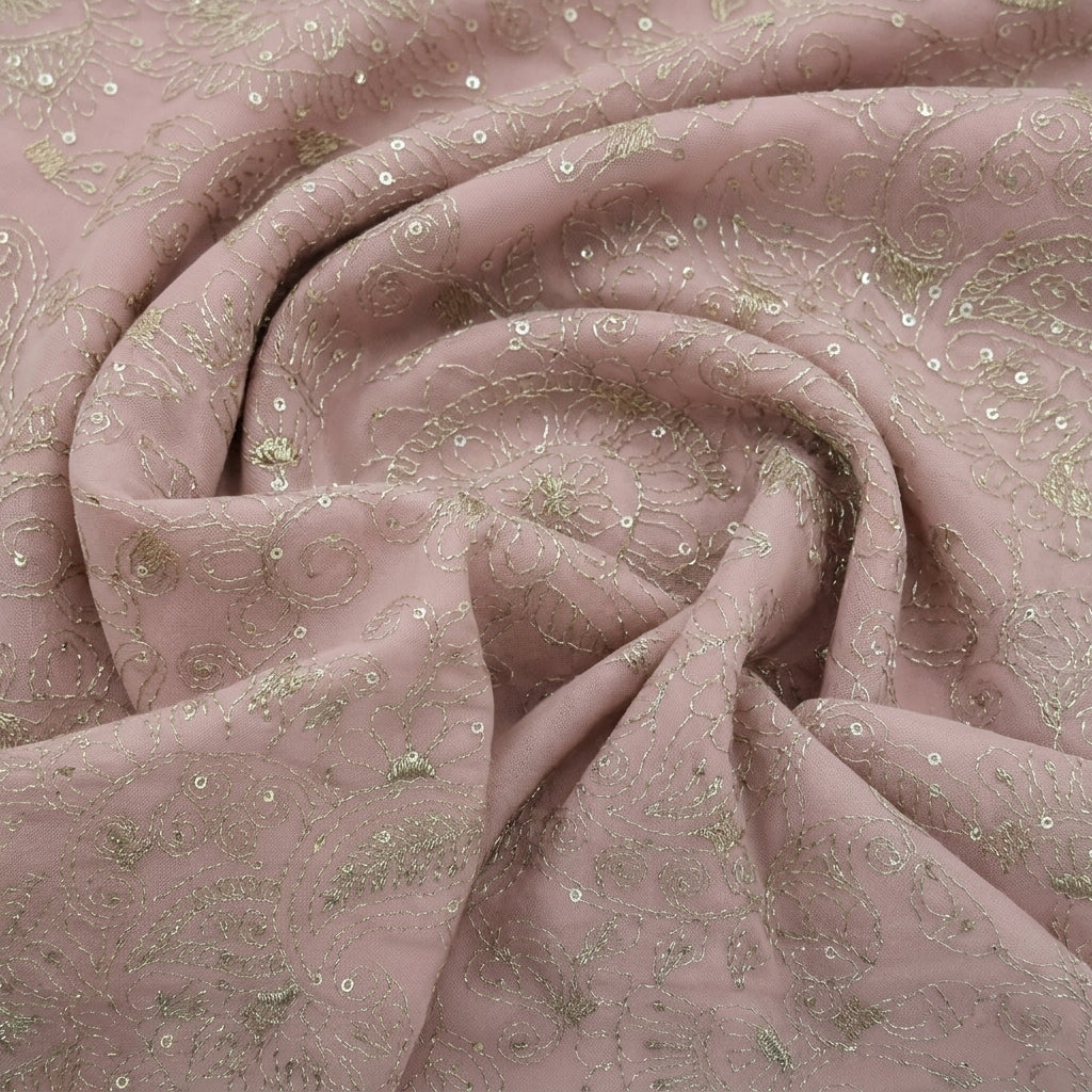 Embroidery Chanderi Cotton Fabric