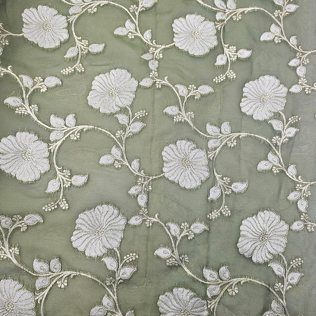Embroidery Semi Banaras Fabric