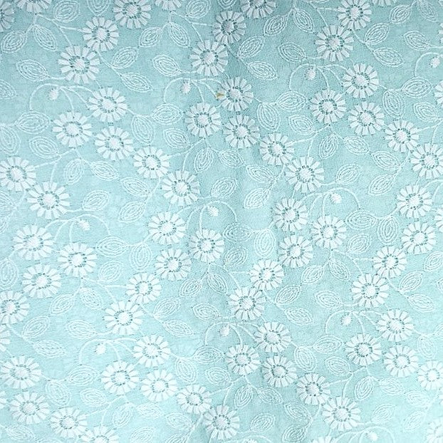 Embroidery Cotton Fabric - EB6323 - Flat fabric