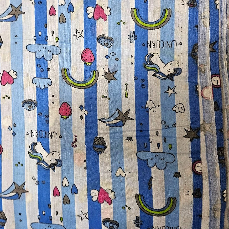 Printed Cotton Fabric - EB6354 - Flat fabric
