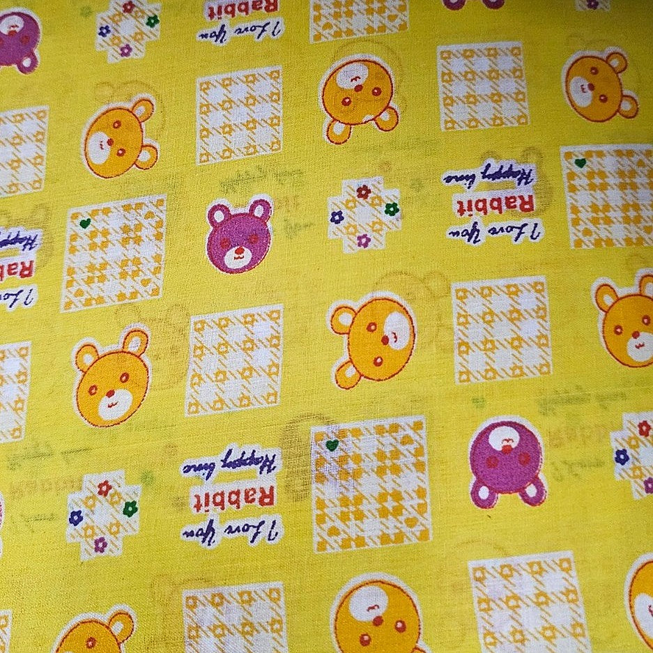 Printed Cotton Fabric - EB6401 - Flat fabric