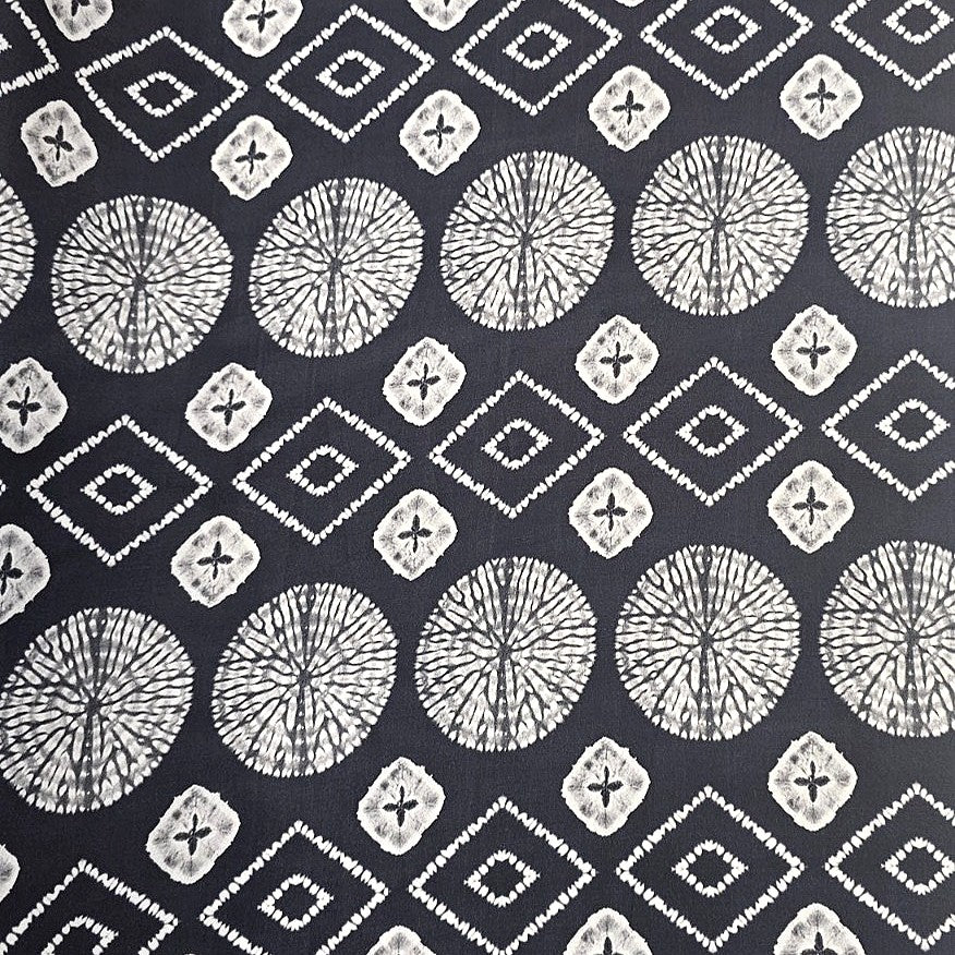 Black Diamond Crepe Fabric - EB8039 - EB8039 - Flat fabric