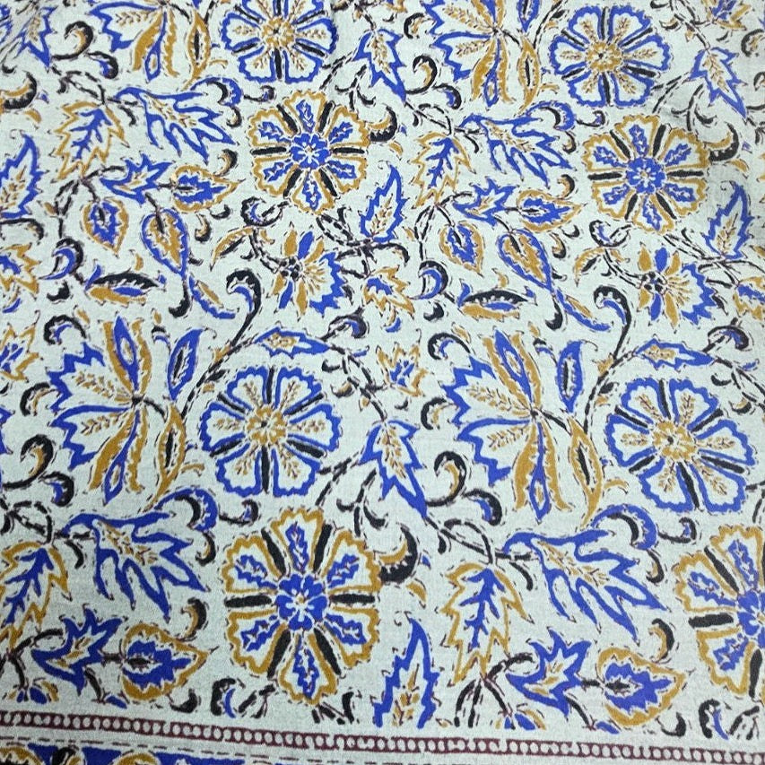 Floral Cotton Fabric - EB9435 - Flat fabric
