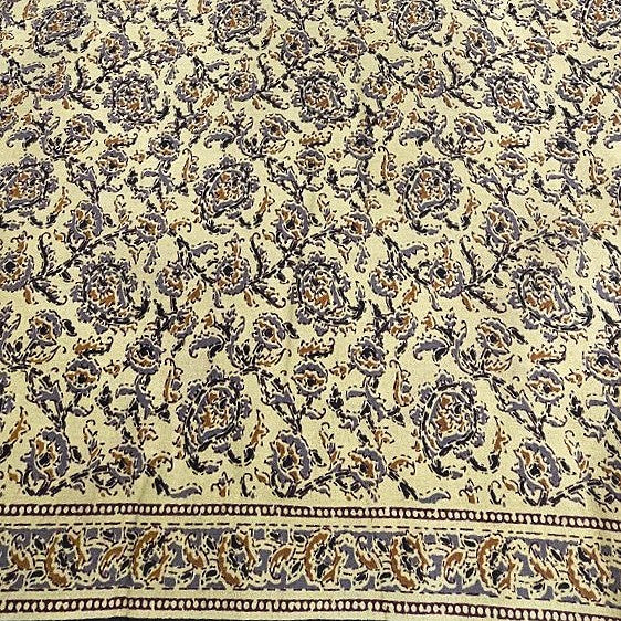 Floral Cotton Fabric - EB9446 - Flat fabric