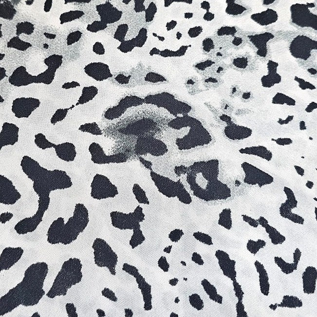 Animal Print Lycra Fabric - EC11554 - Flat fabric