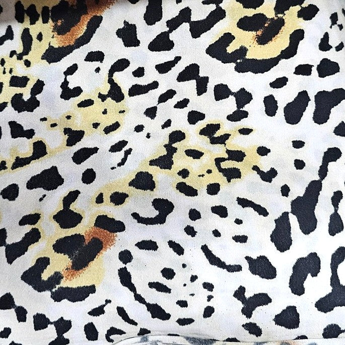 Animal Print Lycra Fabric - EC11556 - Flat fabric