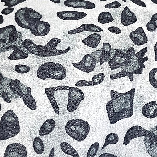 Animal Print Lycra Fabric - EC11559 - Flat fabric