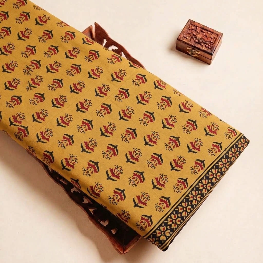 Floral Cotton Fabric - EC12376 - tray_4