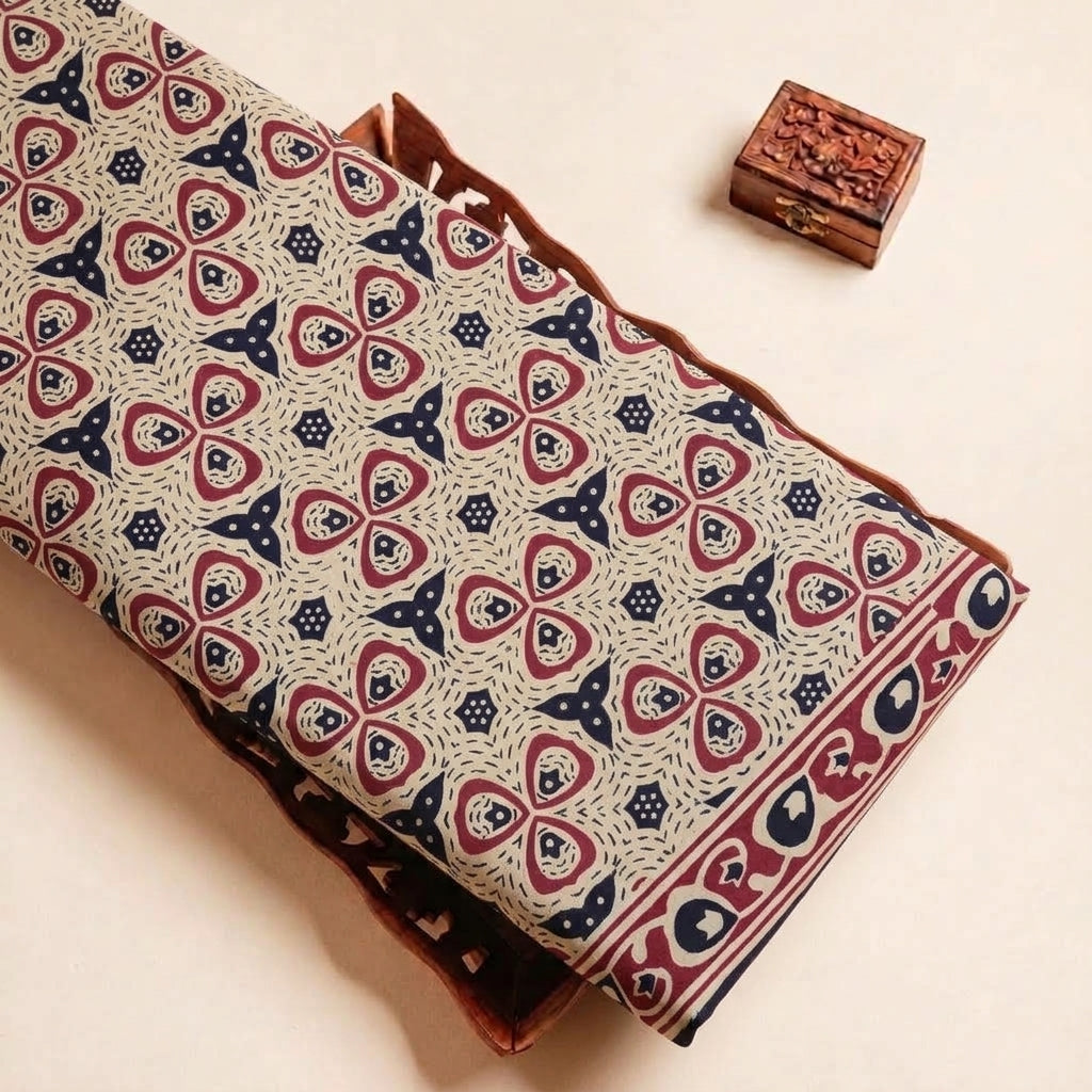 Floral Cotton Fabric - EC12391 - tray_4