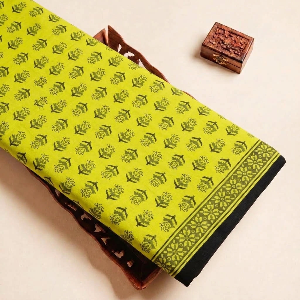 Floral Cotton Fabric - EC12401 - tray_4