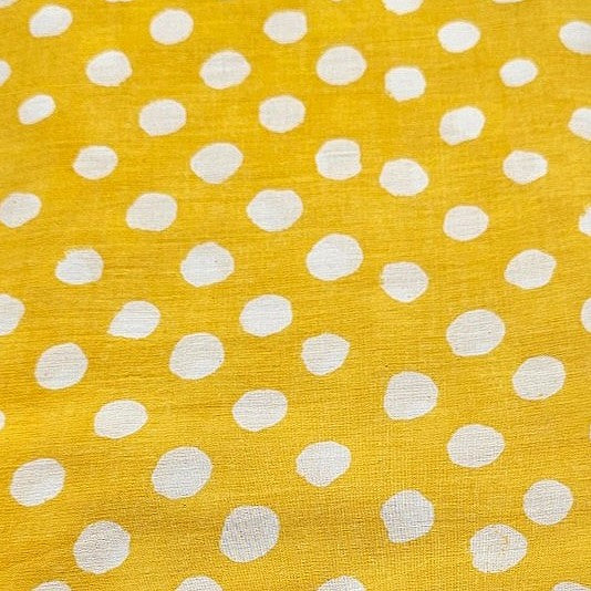 Polka Dots Cotton Fabric - EC13569 - Flat fabric