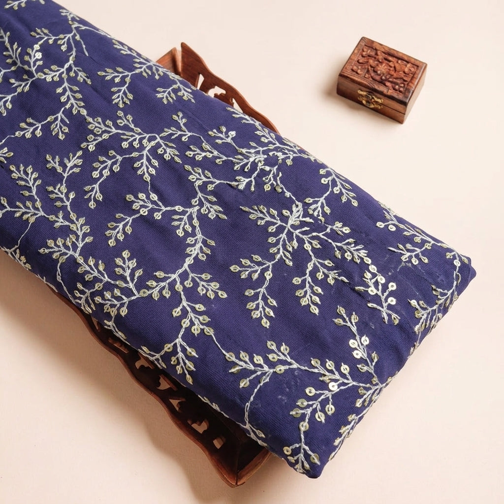 Embroidery Georgette Fabric