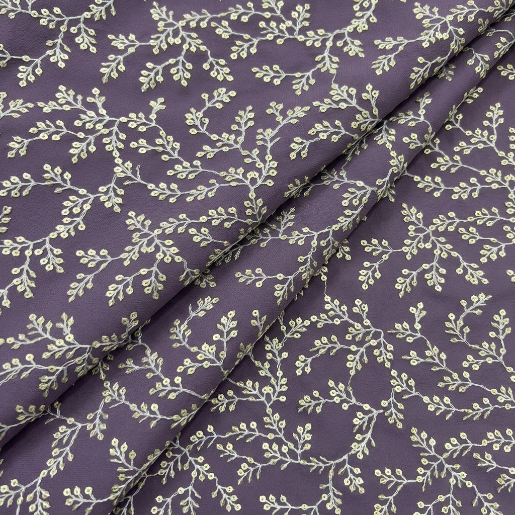Embroidery Georgette Fabric
