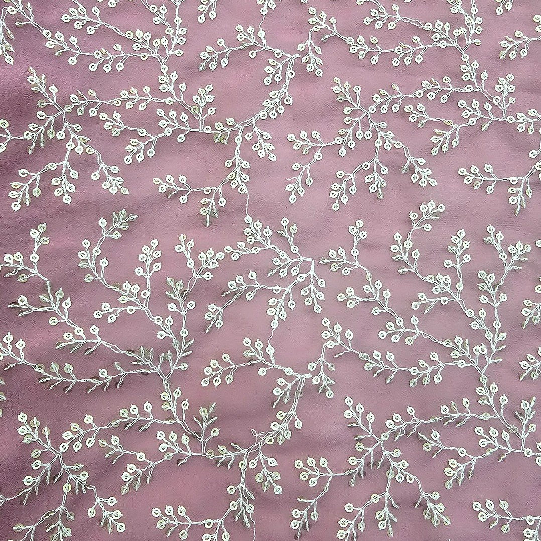 Embroidery Georgette Fabric