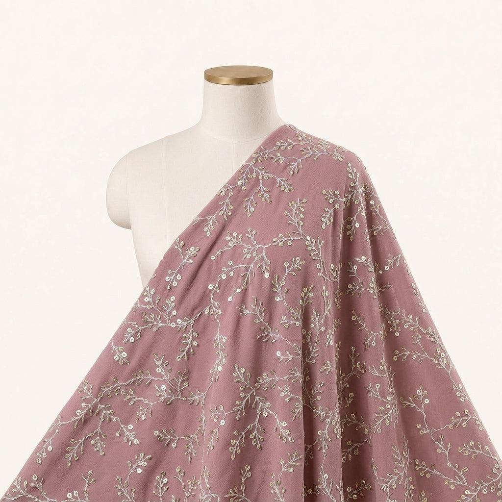 Embroidery Georgette Fabric