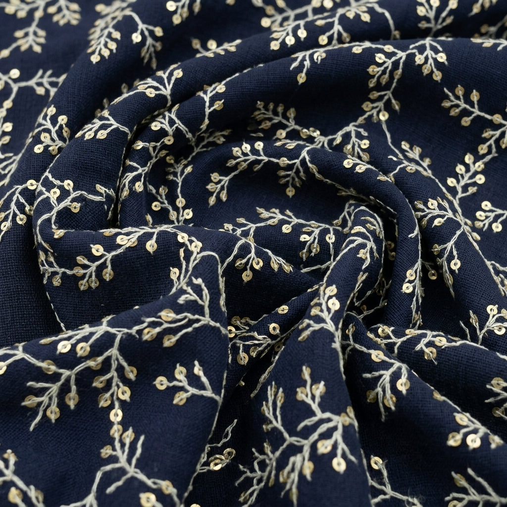 Embroidery Georgette Fabric
