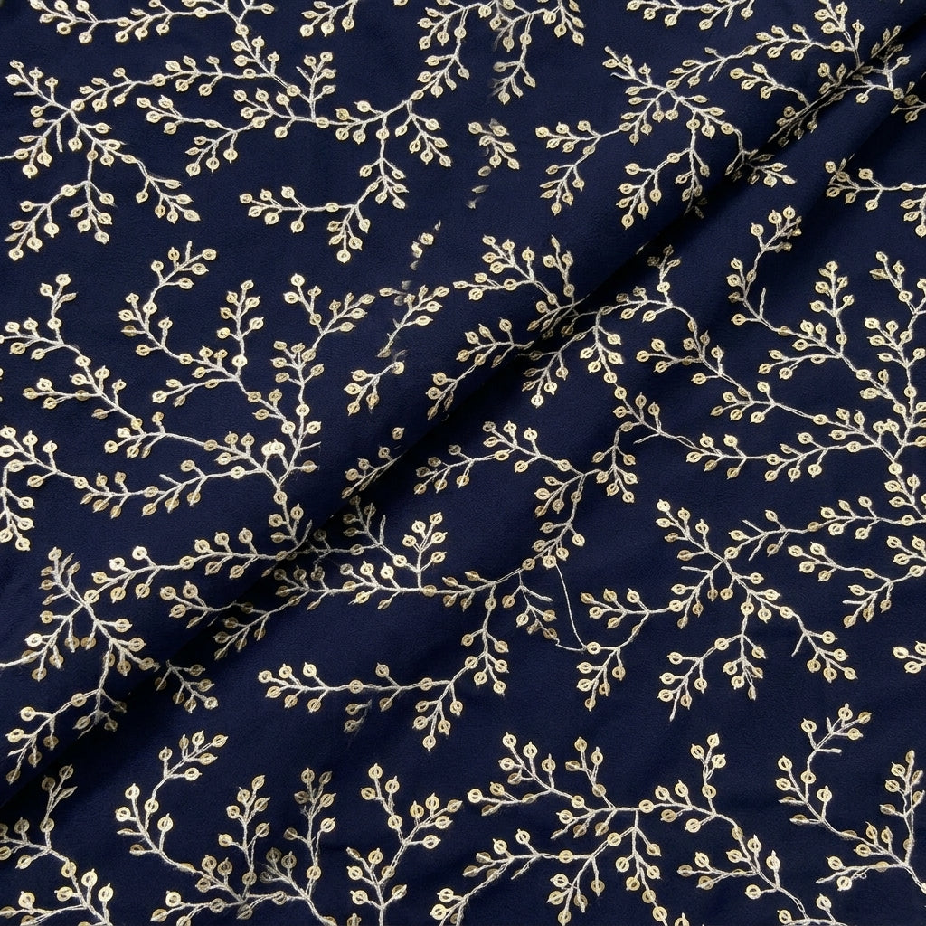 Embroidery Georgette Fabric