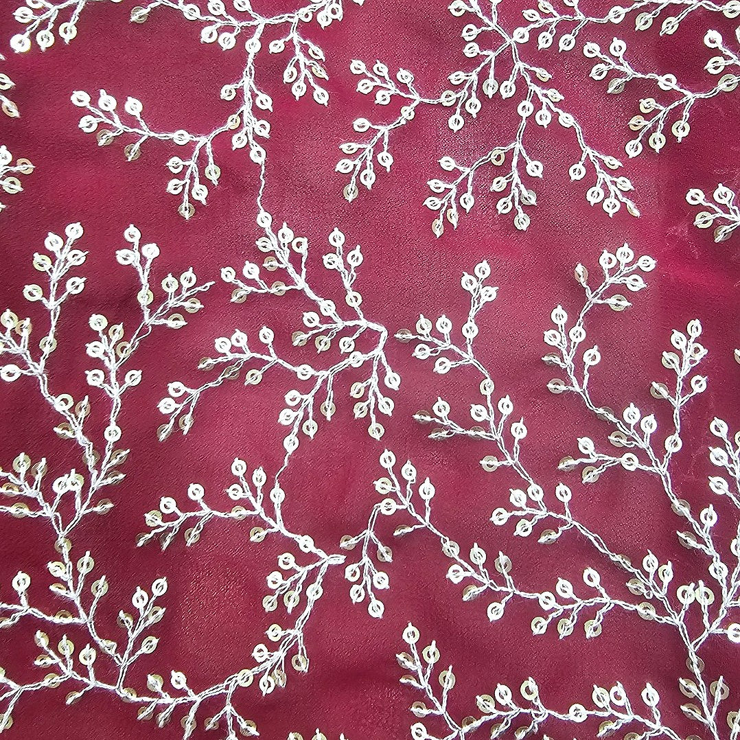 Embroidery Georgette Fabric