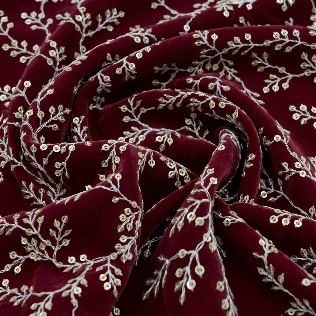 Embroidery Georgette Fabric