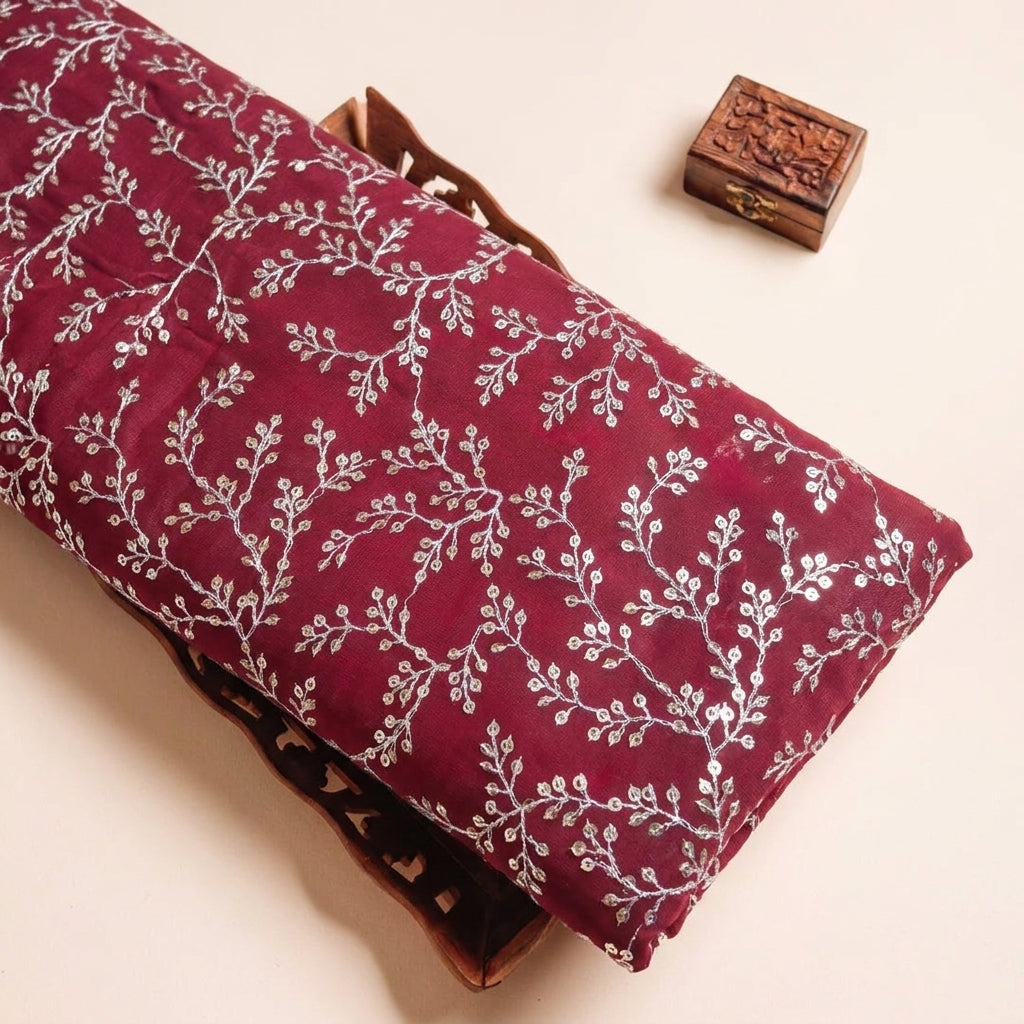 Embroidery Georgette Fabric