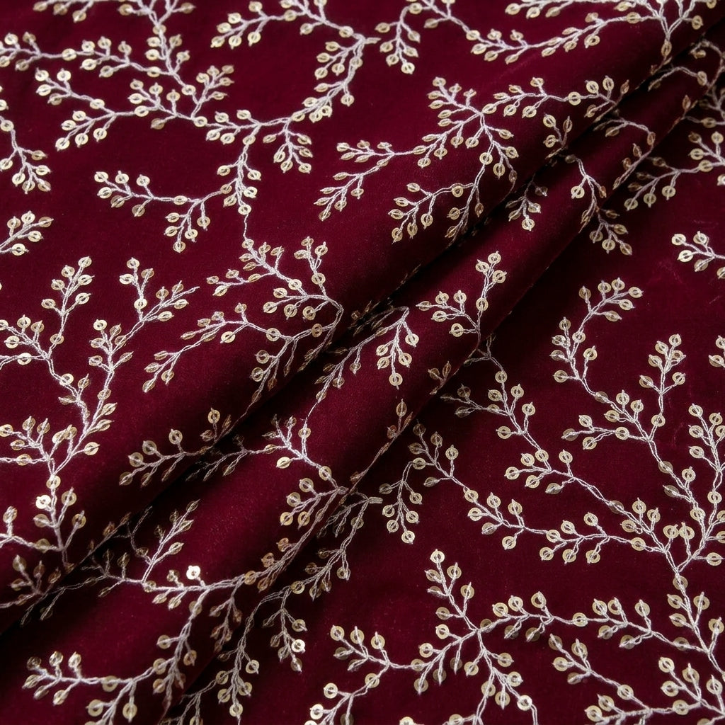 Embroidery Georgette Fabric