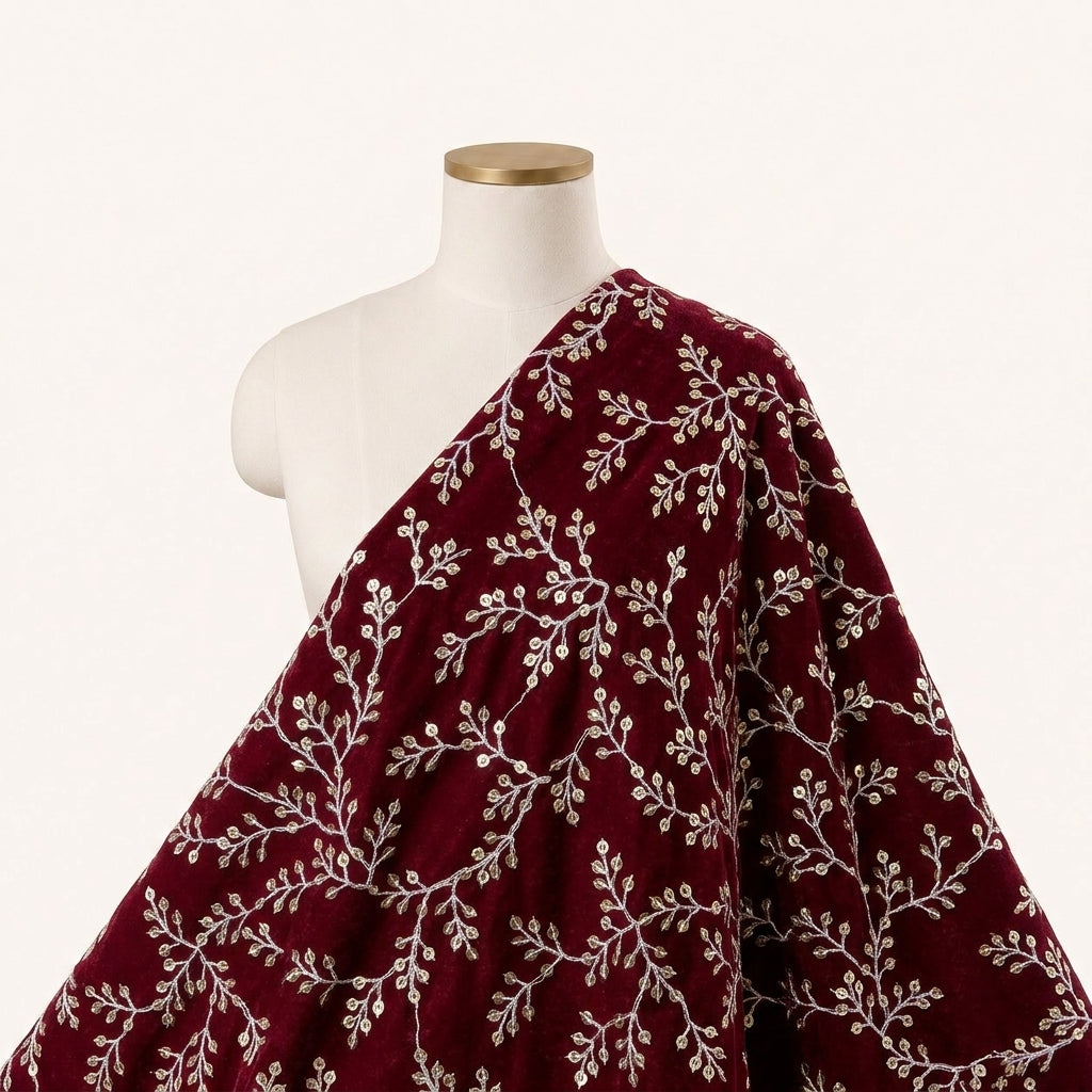 Embroidery Georgette Fabric