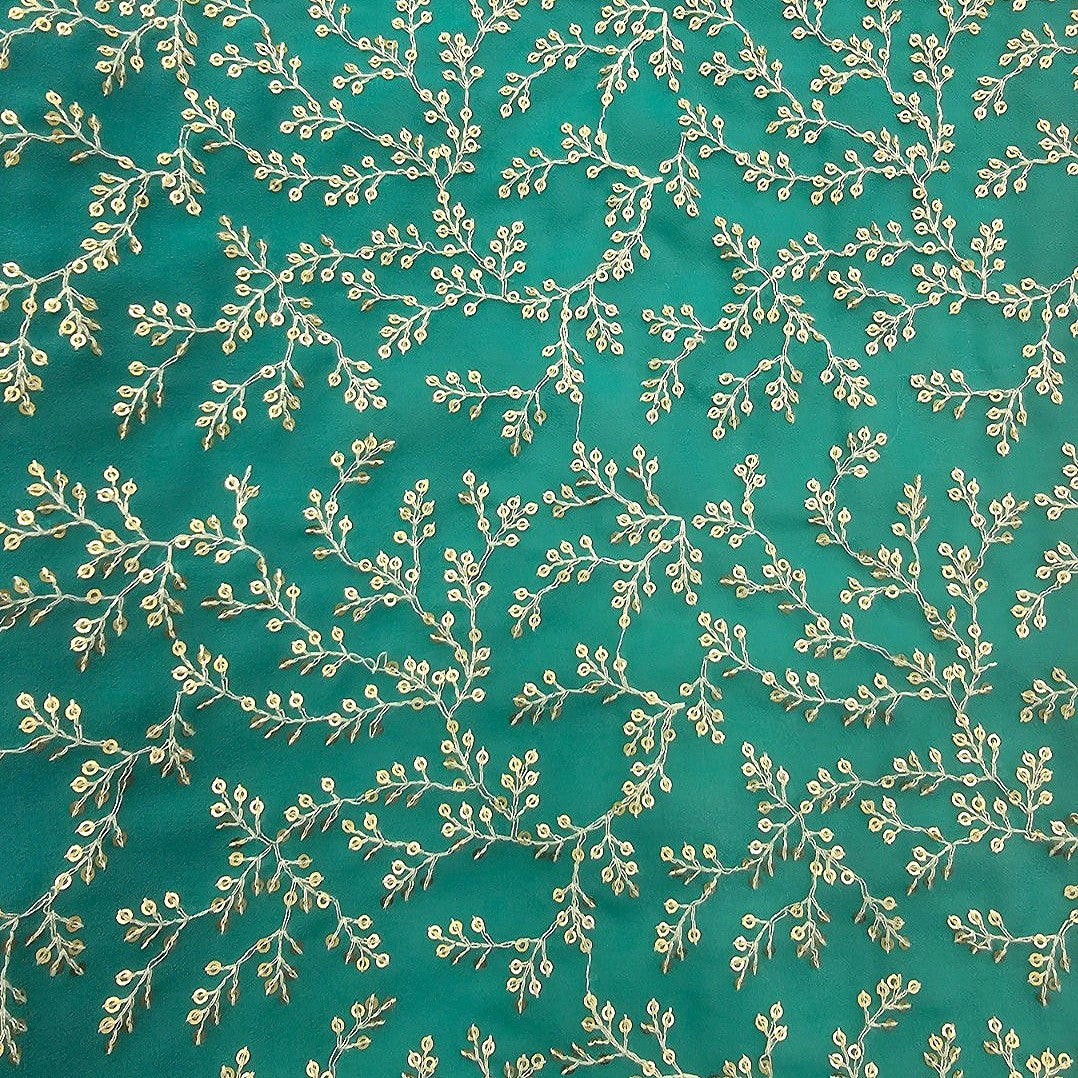Embroidery Georgette Fabric