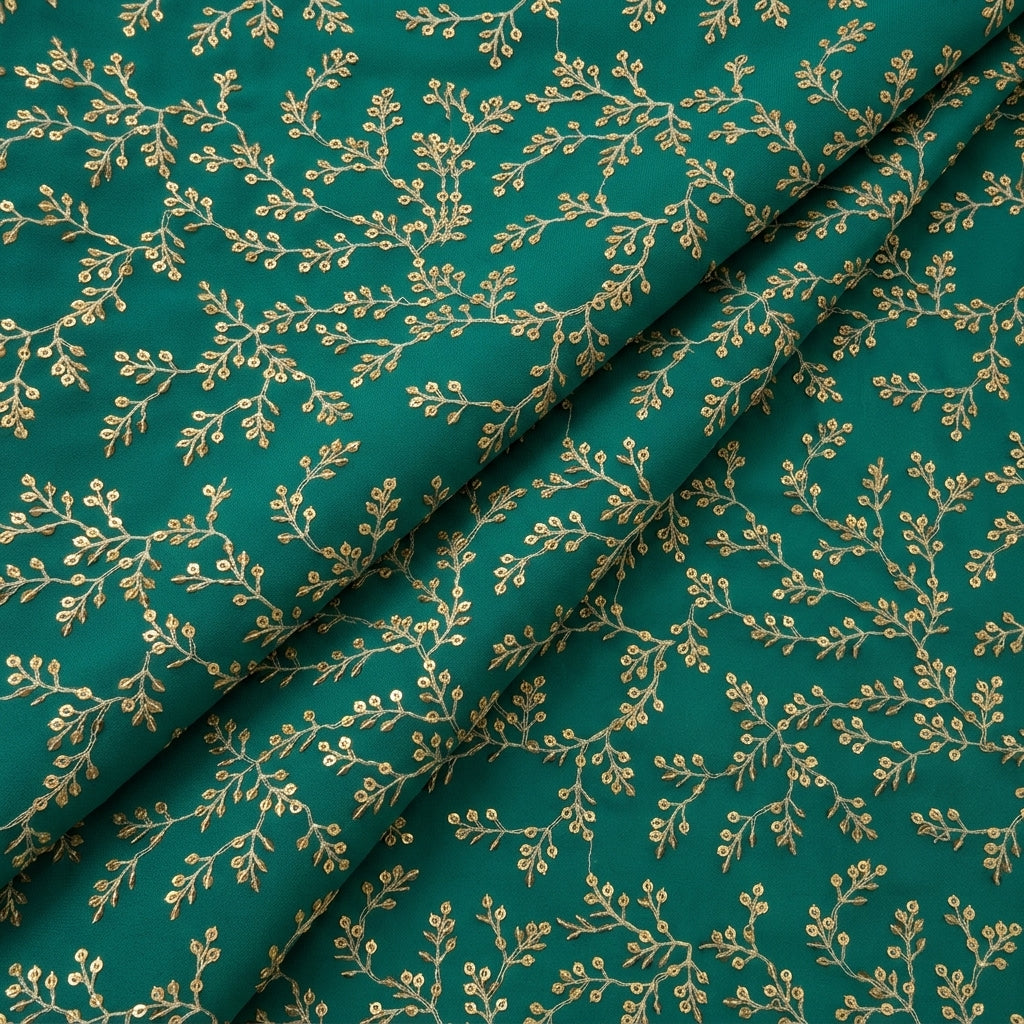 Embroidery Georgette Fabric