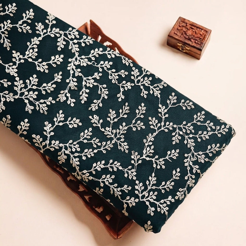 Embroidery Georgette Fabric