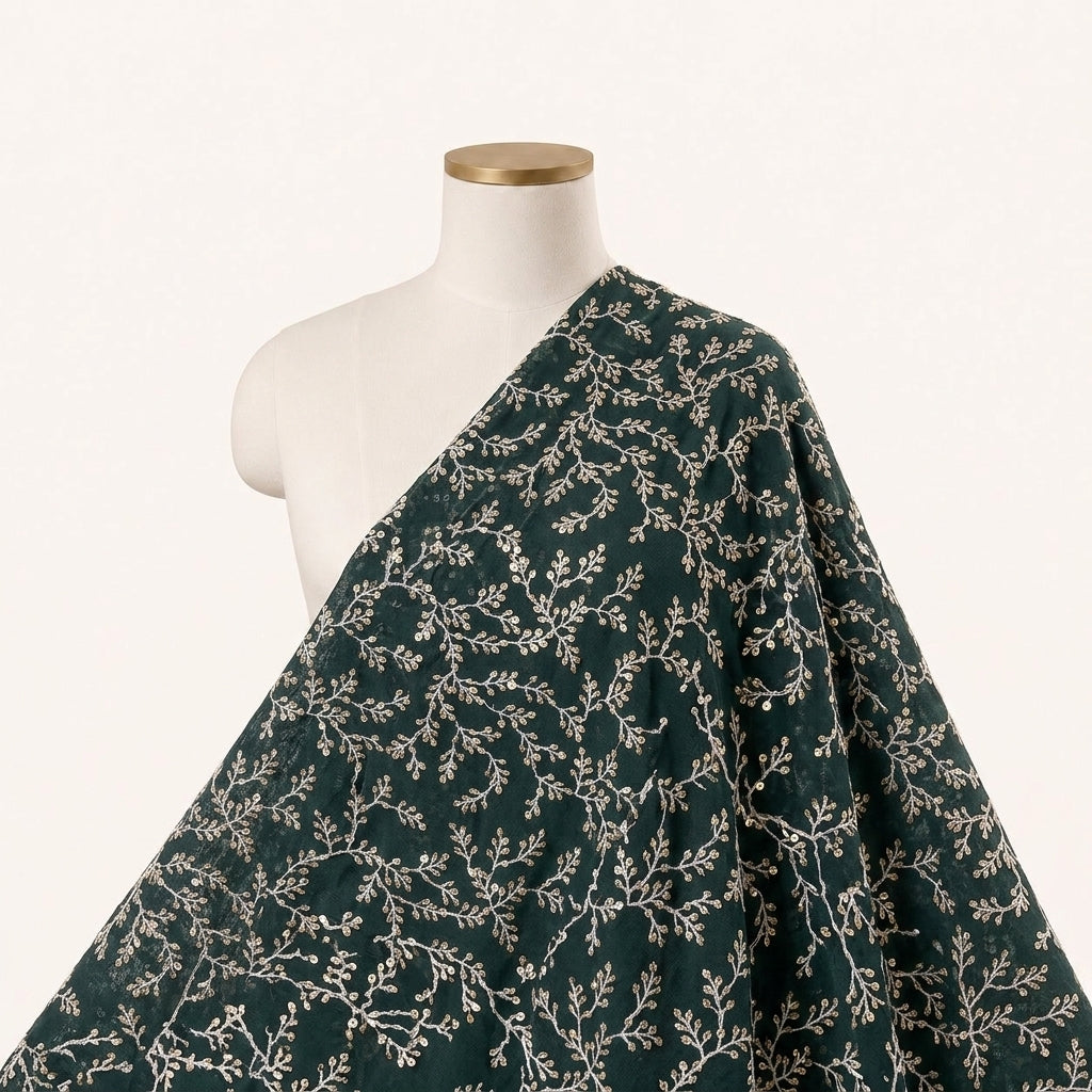 Embroidery Georgette Fabric
