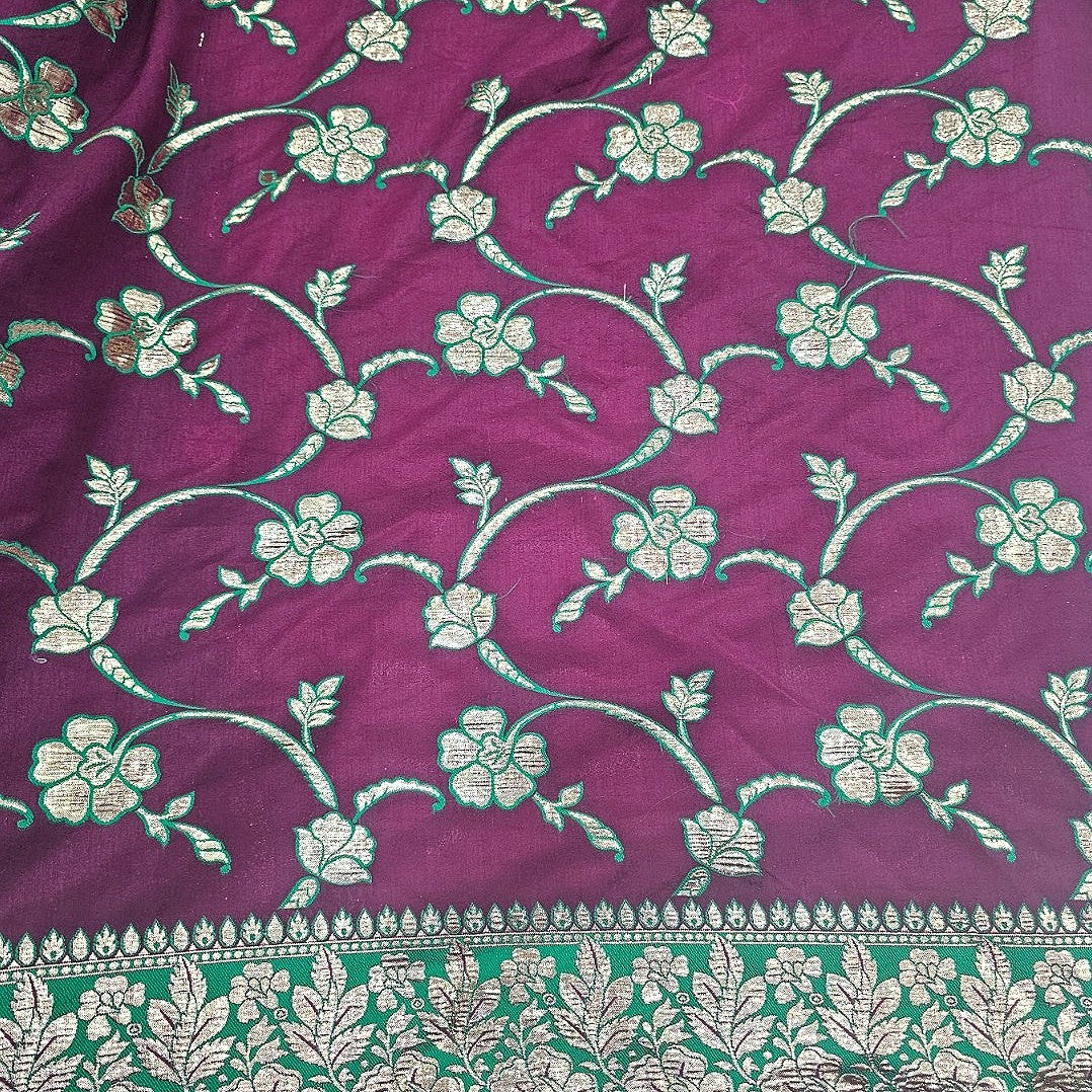 Floral Embroidery Georgette Fabric