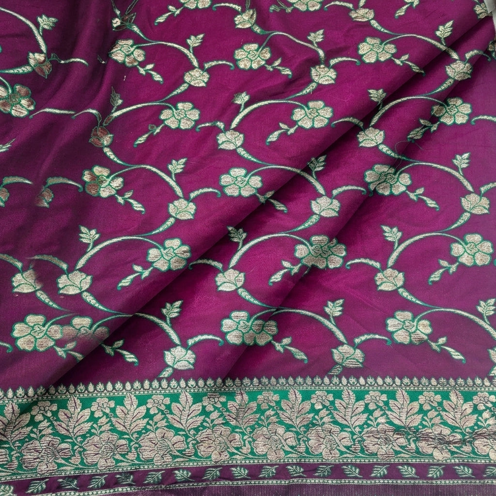 Floral Embroidery Georgette Fabric