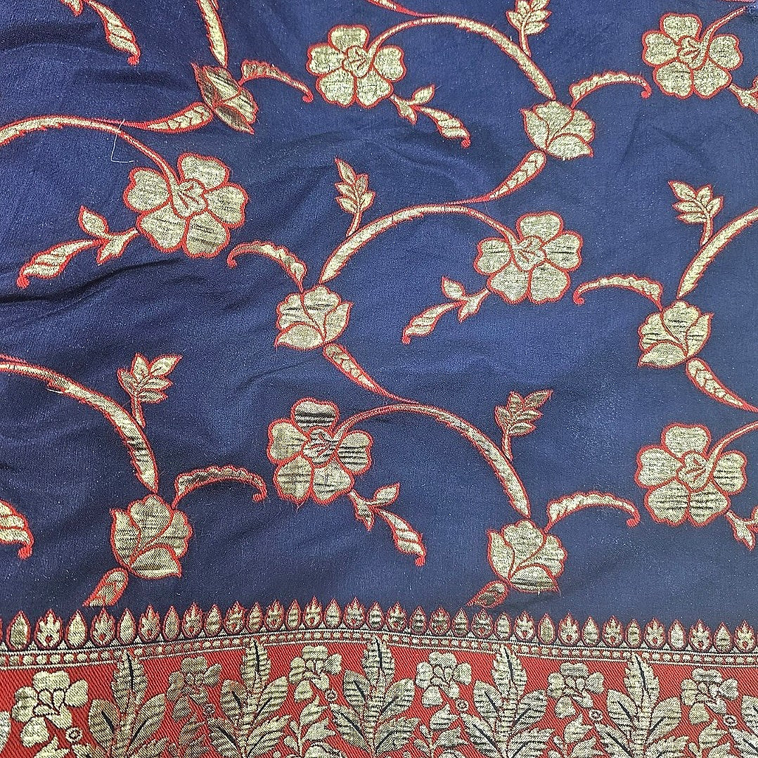 Floral Embroidery Georgette Fabric