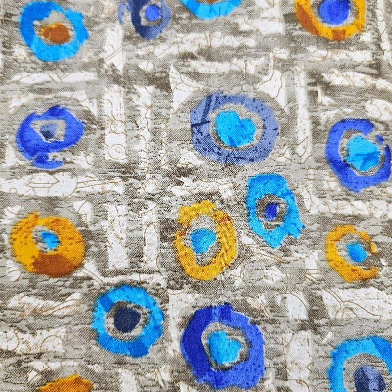 Abstract Cotton Fabric - EC13961 - Flat Fabric