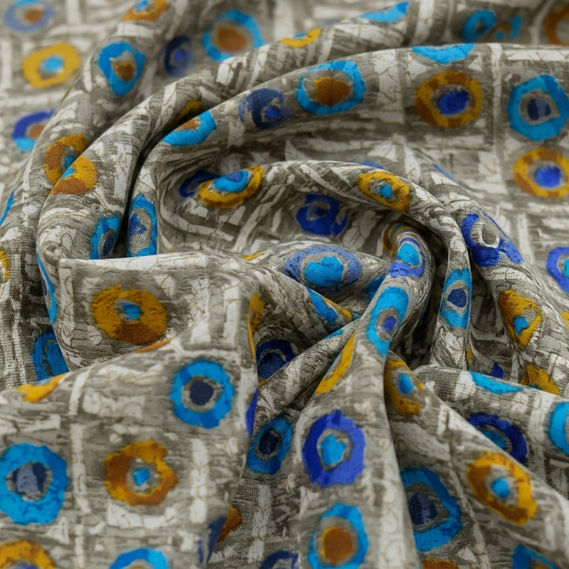 Abstract Cotton Fabric - EC13961 - Swirl