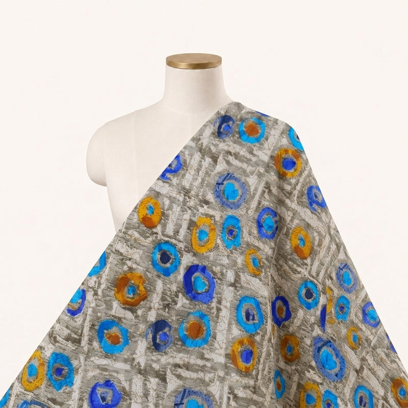 Abstract Cotton Fabric - EC13961 - Saree Drape