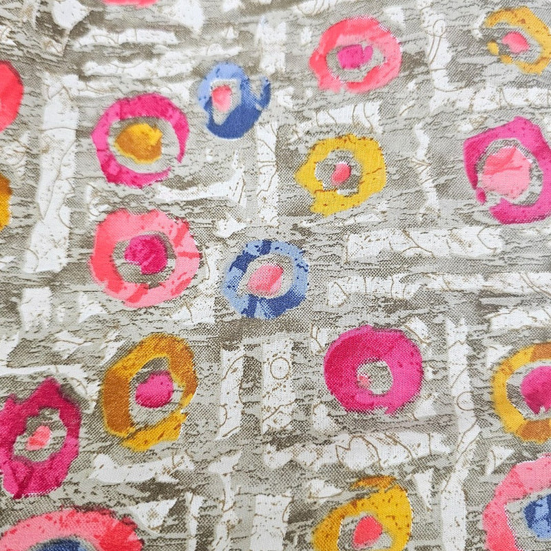 Abstract Cotton Fabric - EC13962 - Flat Fabric