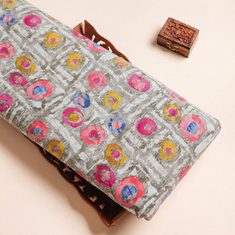 Abstract Cotton Fabric - EC13962 - Tray