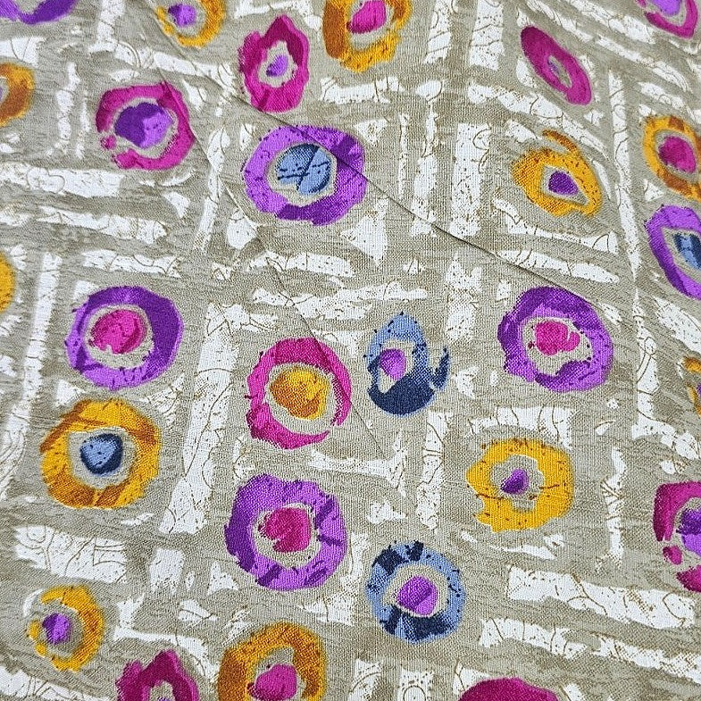 Abstract Cotton Fabric - EC13964 - Flat Fabric