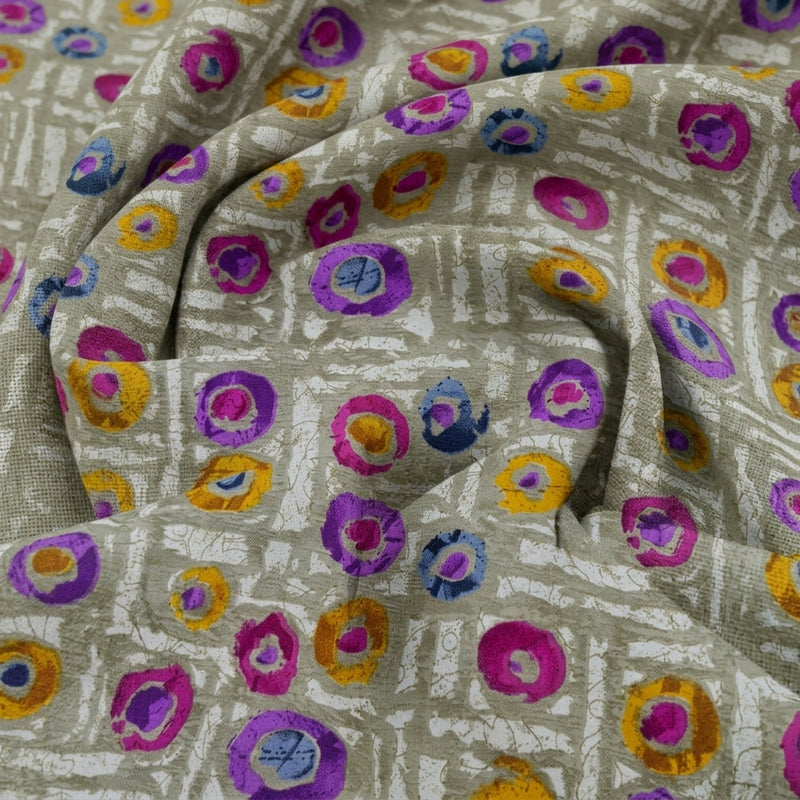 Abstract Cotton Fabric - EC13964 - Swirl